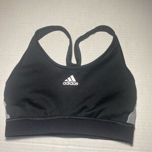 ADIDAS Sports Training Bra Black Size Small Bust 34-36
